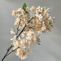 Tige d'arbre de Sakura de branche de fleur de cerisier lourde artificielle pour l'aménagement commercial de mariage