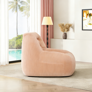 <b>Inflatable</b> Fabric Oversized Single Seater Lazy <b>Sofa</b> Vacuum Compressed Space-Saving Contemporary Design for Living Room Use - Product Image 3