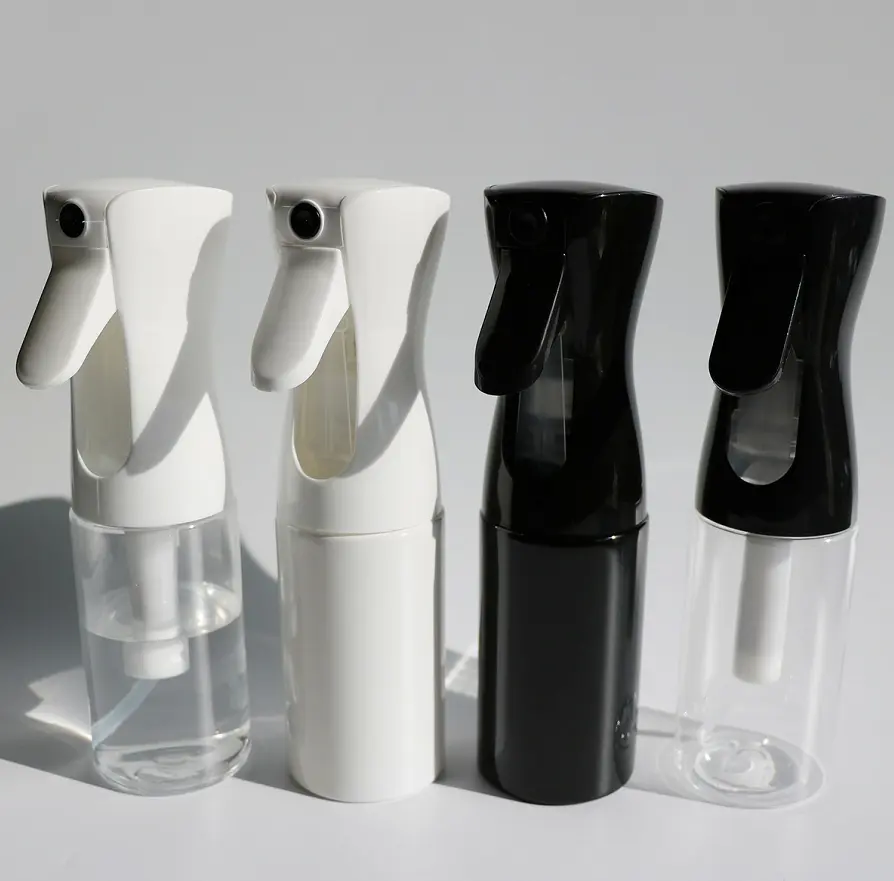 Hot Sale White Black Transparent High Quality Fine Mist Plastic Spray Bottle