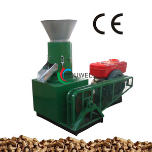 <span class=keywords><strong>Presse</strong></span> à <span class=keywords><strong>granulés</strong></span> industrielle à haut rendement 300-500 kg/h matrice plate robuste avec composant de moteur à noyau à haute productivité - Product Image 2