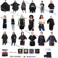 Cape de Coiffure Magnétique Imperméable Grande Taille de Haute Qualité pour Salon de Coiffure et Coloration, Revêtement PU, avec Logo Personnalisé