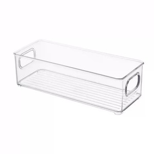 Acrylic Storage <b>Box</b> Rectangle Transparent Stackable Desktop Organizer For Stationery <b>Small</b> Items Dormitory Use - Product Image 5
