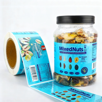 Autocollant adhésif en vinyle durable résistant à l'huile pour emballage de fruits lyophilisés, étiquette personnalisée, pour pots en plastique alimentaires - Fournisseur de bonbons en gros