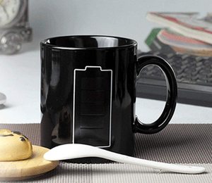 Tasse à café en céramique <span class=keywords><strong>personnalisable</strong></span>, logo <span class=keywords><strong>photo</strong></span> couleur changeante, sensible à la chaleur, tasse magique, tasse à lait, tasse à sublimation, 12oz - Product Image 5