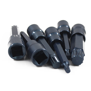 S2 Alloy Steel Socket Set 26Pcs Metric Hex <b>Torx</b> <b>Bits</b> Industrial Grade Press Wrench Sleeve M - Product Image 3