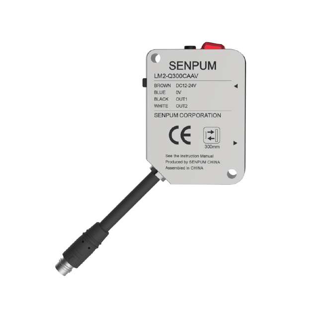 Senpum Laser Measuring Distance Meter Sensors Digital Laser Triangulation Displacement Sensor for Short Range 24~45mm