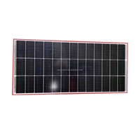 Tuiles solaires BIPV OEM 180W 20V, panneaux photovoltaïques en verre trempé demi-coupés avec cadre personnalisé, solutions de toiture pour bâtiments résidentiels