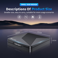 Topleo Smart Tv Box 8K 4K Stb más barato 4GB RAM 32GB X88 Pro Amlogic S905x5m 5g Android 14 Smart Tv Box