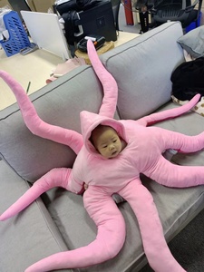 Peluche di Polpo Rosa Carino all'Ingrosso, Giocattoli Animali Imbottiti, Giocattolo Divertente per Cosplay, Grande Cuscino Peluche, Juguetes De Peluche - Product Image 3