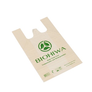Bolsa de Compras Tipo Camiseta Biodegradable y Compostable de PBAT + Almidón de Maíz - Se Acepta Impresión de Logotipo - Product Image 5