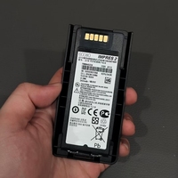 بطارية ليثيوم أيون قابلة لإعادة الشحن MOTOROLA PMNN4522A IMPRES بجهد 3.7 فولت وسعة 3400 مللي أمبير في الساعة لأجهزة الراديو UHF طراز MTP3550 وMTP3500 وMTP3150 وMTP3250