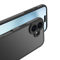 Coque de téléphone portable Matte Feeling pour iPhone 16 Pro Max Luxury Black Matte Original Phone Back Covers For iPhone 16 Plus