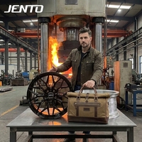 Jantes forgées sur mesure de 15 à 24 pouces, noires, en maille V, en aluminium 6061-T6 pour Mercedes, BMW, Audi, Porsche, Lexus, Tesla, SUV, berline