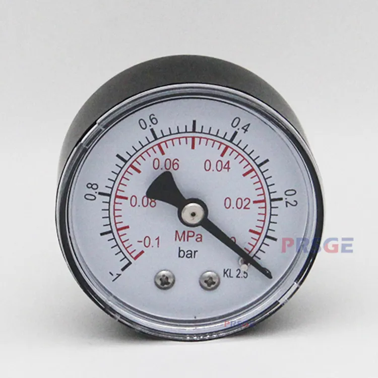 2inch 52mm back outlet air compressor pressure gauge