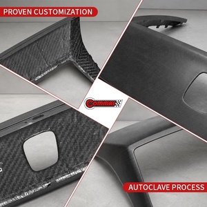 กระจังหน้ารถยนต์คาร์บอนไฟเบอร์แบบแห้ง สำหรับ Rolls Royce Wraith สไตล์ OEM พร้อมกรอบตกแต่งรอบด้าน อัพเกรด ขายส่ง - Product Image 2