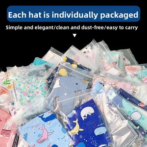 Gorro Quirúrgico de Algodón Puro / Gorro de Trabajo / Gorro de Enfermera con Banda Elástica y Patrón de Dibujos Animados, Accesorios Adecuados para Médicos, Enfermeras, Dentistas - Product Image 5