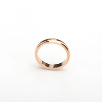 18K or PVD plaqué paix en acier inoxydable éternité bague minimaliste 4mm RH marque usine prix de gros vente chaude bijoux