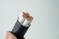H05V-K Industrielles Kupferkabel PVC-Isolierung 6mm Außendurchmesser Einzelader Nennstrom für Marine-Kraftwerke Freileitungen IP67