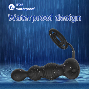 ワイヤレスリモコンアナルオナニーバットプラグ10周波数振動プロステートマッサージャー付き男性女性用新しいアナルセックスおもちゃ - Product Image 6