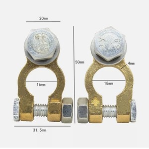 M10 <b>Battery</b> <b>Terminal</b> Zinc Alloy Pure Copper Connector For Marine Rv Vehicles - Product Image 2