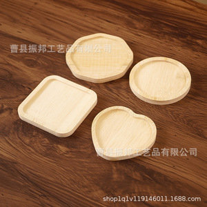 Bandeja de madera en forma de corazón para servir postres, bandejas decorativas de diseño moderno - Product Image 4