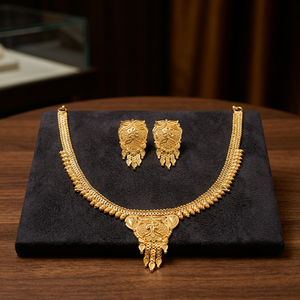 Venta al por mayor 14K 18K 24K chapado en oro joyería de moda, formando collares conjunto, joyería de lujo, latón oro relleno joyería Oro Joyeria. - Product Image 1