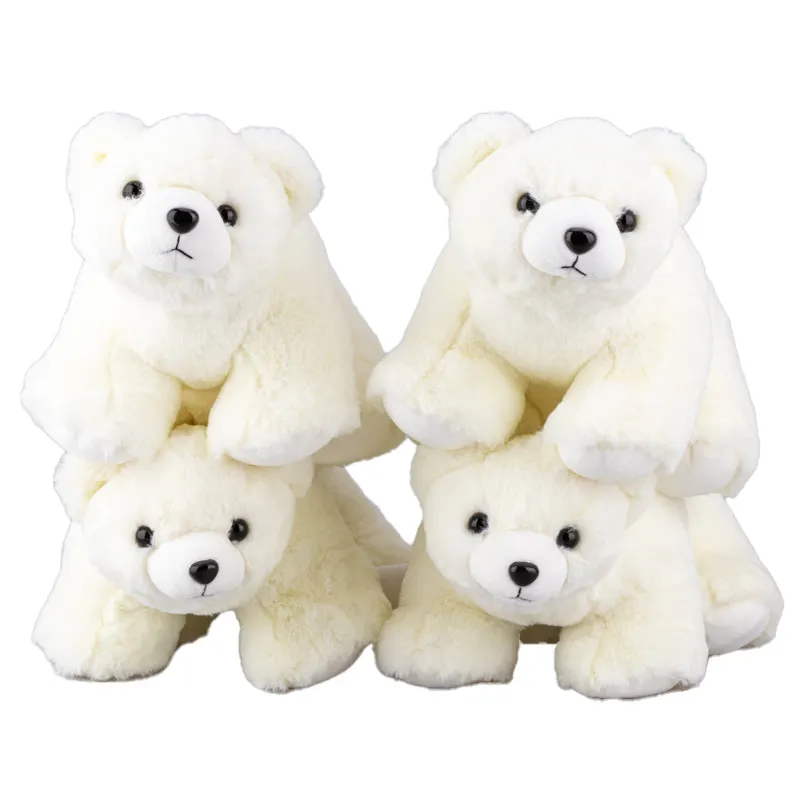Leyan, individueller Eisbär, gefüllter Dummy weißbär, tierpuppe, mini-gefüllter Tier, Eisbär-Plüschtiel