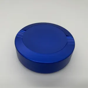 CNC Machining Service Color and Logo Custom Anodized Aluminum Tobacco Packing Snus Can Snuffbox With Small MOQ