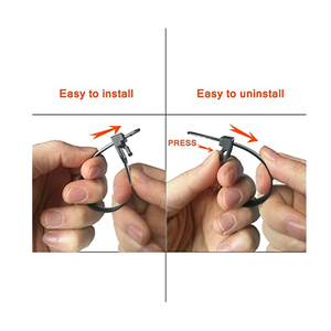 Chất lượng cao Nylon 66 Cable Tie có thể điều chỉnh và tái sử dụng với UV kháng Cáp dây đai - Product Image 5