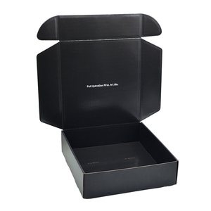 Tùy chỉnh độc đáo chống-scratch phim thiết kế Matte Đen vận chuyển Đóng gói hộp giấy sóng hộp với thẻ giấy chèn - Product Image 6