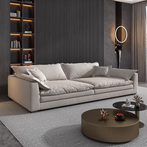 Sofá de Lujo para Sala de Estar, Hermoso Sofá, Sofá de Terciopelo Italiano, Sofás de Lujo Modernos, Sofá en Forma de L, Sofá Elegante - Product Image 1