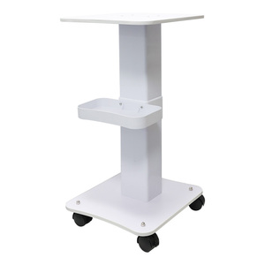 Stainless Steel <b>4</b>-<b>Wheel</b> Heavy Duty Salon <b>Trolley</b> Eco-Friendly Beauty Cart for Salon Home Office Use - Product Image 2