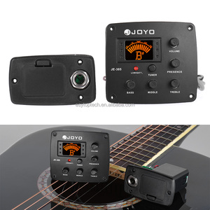 JOYO-guitarra acústica JE-305 Piezo Pickup Preamp, ecualizador EQ de 4 bandas, sistema sintonizador con pantalla LCD, piezas de guitarra de alta calidad - Product Image 2