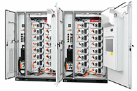 Armoire de stockage d'énergie refroidie par air de 215 kWh, système de batterie industriel et commercial pour l'utilisation dans les projets de réduction des pics de consommation en usine