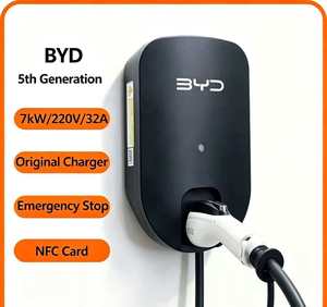 สถานีชาร์จไฟผนังบ้านแบบ BYD อินเตอร์เฟซแบบ7KW 32A GB - Product Image 1