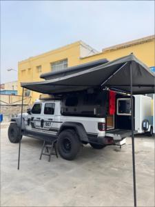 Caja de Carga Desmontable para Camioneta 4x4, Personalizada, de Aluminio Ligero, Impermeable, con Techo Rígido y Toldo, Equipo para RV Todoterreno - Product Image 3