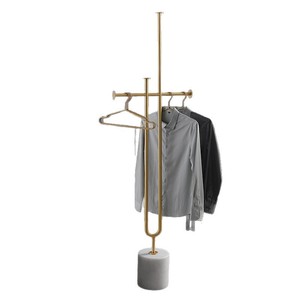 Perchero de pie estándar de cobre, duradero y versátil para el hogar, dormitorio, sala de estar, esquina interior - Product Image 5