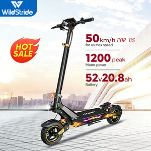 Trottinette électrique intelligente pour adultes, contrôlée par application, en aluminium, puissante, E9T, capacité de charge 150 kg, entrepôt US - Product Image 1