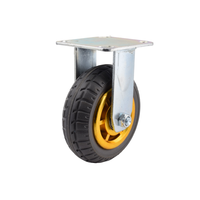 Roulettes industrielles robustes en caoutchouc de 4, 5, 6 et 8 pouces, roulettes pivotantes pour chariot, roues de 5 pouces de diamètre, OEM/ODM pris en charge