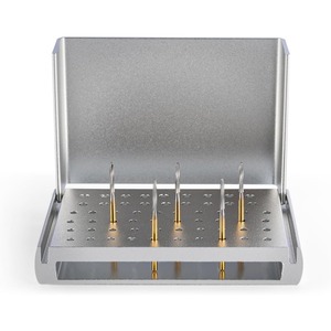 Boîtes de rangement autoclavables pour fraises dentaires, 58 trous, pour fraises diamantées de désinfection, avec couvercle mesurable, boîte organisatrice en aluminium, outil dentaire - Product Image 3