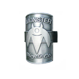 맞춤형 로고 양각 알루미늄 플레이트 스티커 금속 엠블럼 자전거 명판 비즈니스 선물 가능 - Product Image 1