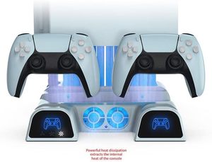 พัดลมระบายความร้อนอเนกประสงค์สำหรับเครื่องเล่นเกม P5 พร้อมแท่นชาร์จจอยเกม - Product Image 3