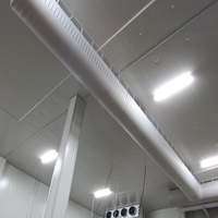 Conduit d'air en tissu économique, industriel, flexible, anti-corrosion, anti-moisissure, résistant au feu de niveau B1, économe en énergie, facile à installer pour