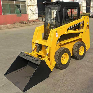 Hiệu quả cao Giao hàng nhanh đứng mini Skid chỉ đạo DIESEL Bánh Xe Tải <span class=keywords><strong>backhoe</strong></span> kết thúc trước lật với theo dõi - Product Image 6