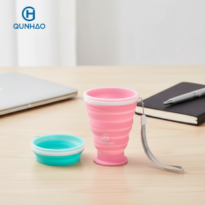 <span class=keywords><strong>Gobelet</strong></span> en silicone <span class=keywords><strong>pliable</strong></span> sans BPA, couleur <span class=keywords><strong>personnalisable</strong></span>, gobelets d'eau de voyage, non toxique - Product Image 2