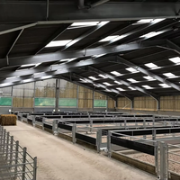RG_Achat de Haute Qualité Abri pour Chèvres Économique Équipements de Ferme Caprine Plancher Caillebotis pour l'Élevage de Chèvres et Moutons