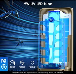 Trampa para <span class=keywords><strong>insectos</strong></span> voladores de interior Bug Zapper Plug para mosquitos de la fruta y otros <span class=keywords><strong>insectos</strong></span> voladores con 10 recambios de tarjetas de pegamento - Product Image 4