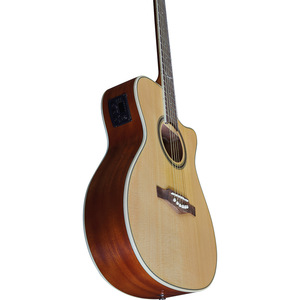 EKO GUITARS - NXT A100CE NATURAL, guitare acoustique électrifiée de haute qualité, forme en coupe d'auditorium, système EKO G03, table en épicéa - Product Image 4