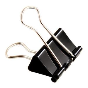 Deli Binder Clip 25mm Black 24 Pieces Office Use - Product Image 4