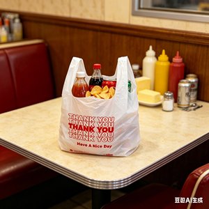 Bolsas de Plástico HDPE Resistentes con Logotipo Personalizado, Bolsas para Camisetas con Marca, Bolsas de Transporte para Promoción Comercial, Marca de Tienda - Product Image 1